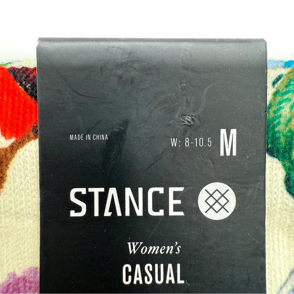 Stance California Native Crew Socks Womens Medium Floral Flowers Cute Girly Gift - Picture 3 of 8